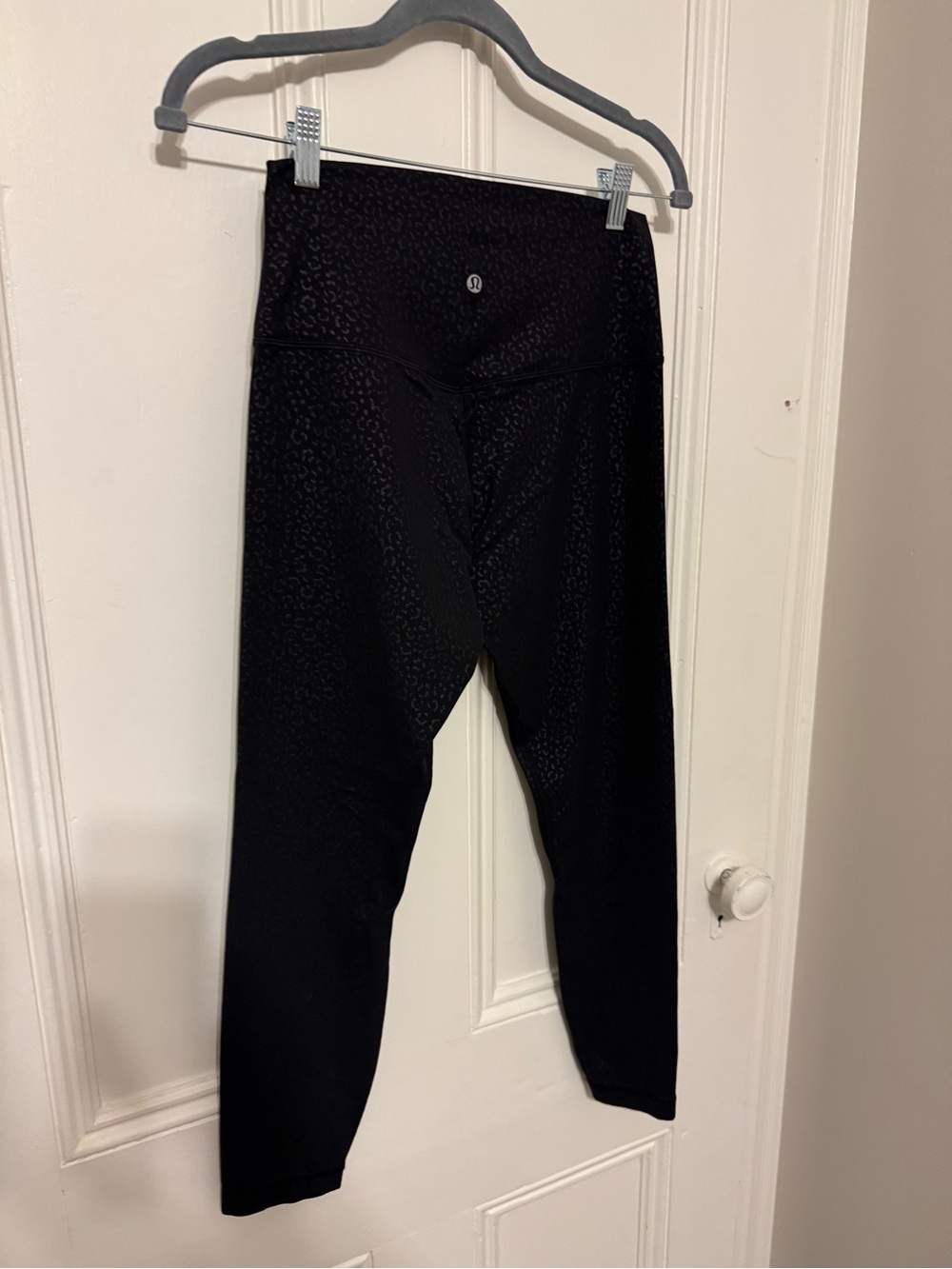 lululemon athletica Black Textured High-Rise Joggers